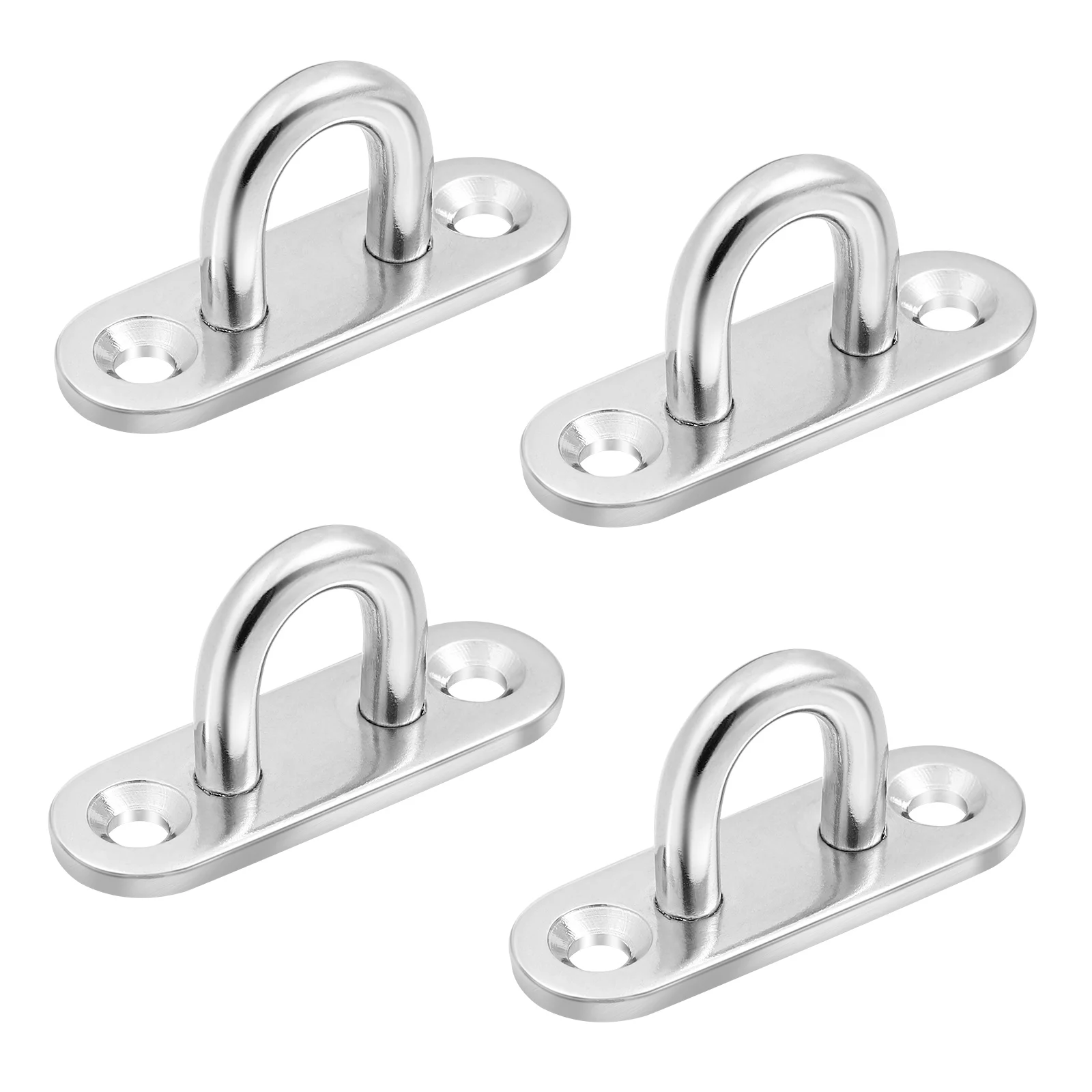 Hammock Accessories Stainless Steel 1. 8 Inch Pad Eye Plate Hardware Plate Staple Ring Hook Pad Eye Plate U Hooks 
Hammock Accessories Stainless Steel 1. 8 Inch Pad Eye Plate Hardware Plate Staple Ring Hook Pad Eye Plate U Hooks