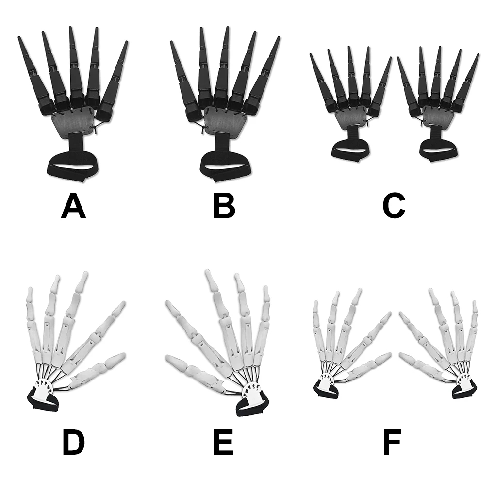 Creative Articulated Fingers Halloween Finger Gloves Flexible Joint Halloween Party Costume Props Hand Decoration Gift In Stock
Creative Articulated Fingers Halloween Finger Gloves Flexible Joint Halloween Party Costume Props Hand Decoration Gift In Stock