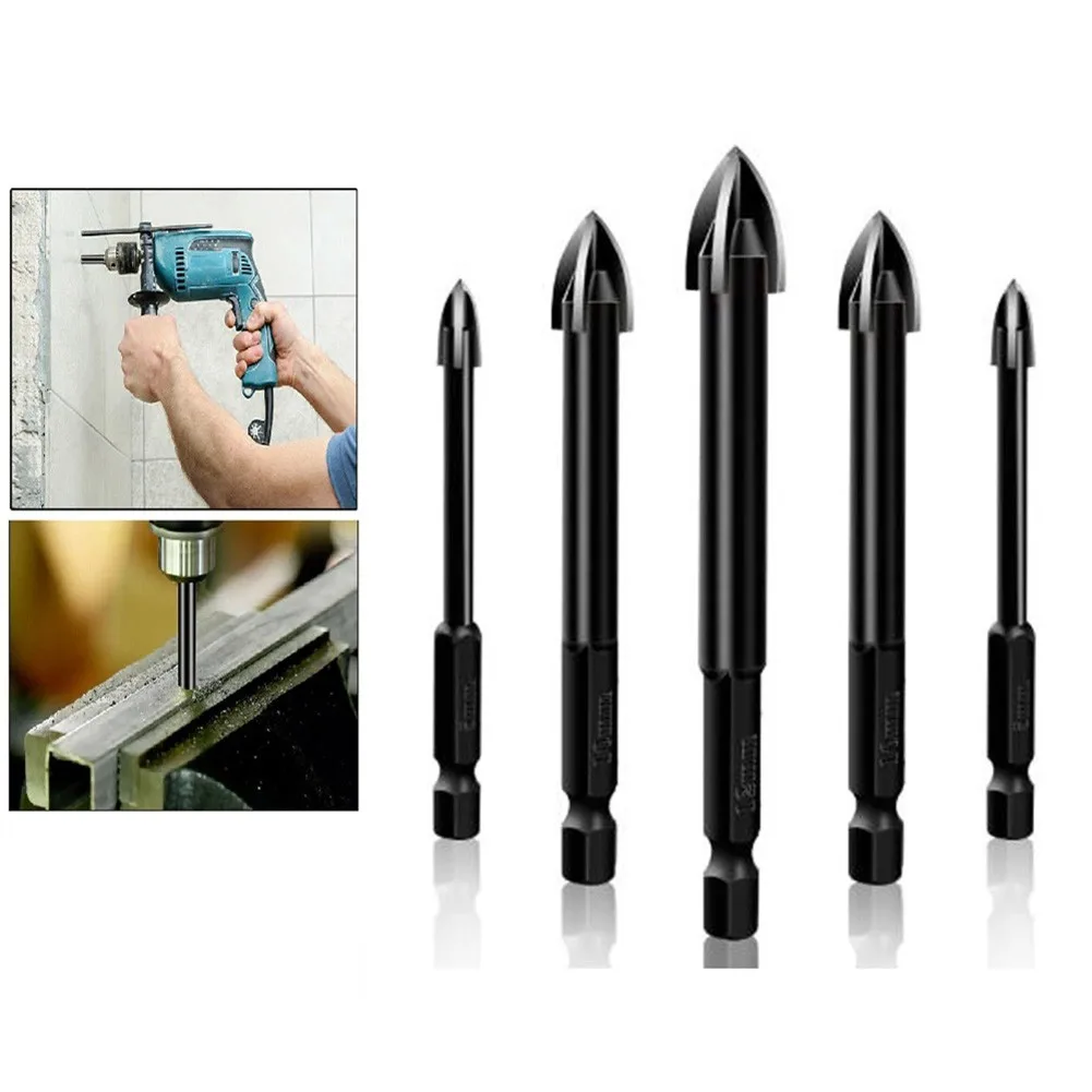 5Pcs Hole Opener Drill Bit Drill Bits Set Ceramic Cutting Kit Tile Porcelain Wood 5-12mm Durable Practical Useful
5Pcs Hole Opener Drill Bit Drill Bits Set Ceramic Cutting Kit Tile Porcelain Wood 5-12mm Durable Practical Useful