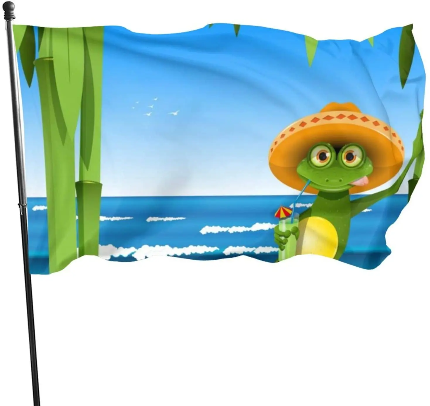 Garden Flag for Outdoor House Porch Welcome Holiday Decoration, Flag 3x5 F Durable Outdoor Flag-A Frog On Sandy Beach
Garden Flag for Outdoor House Porch Welcome Holiday Decoration, Flag 3x5 F Durable Outdoor Flag-A Frog On Sandy Beach