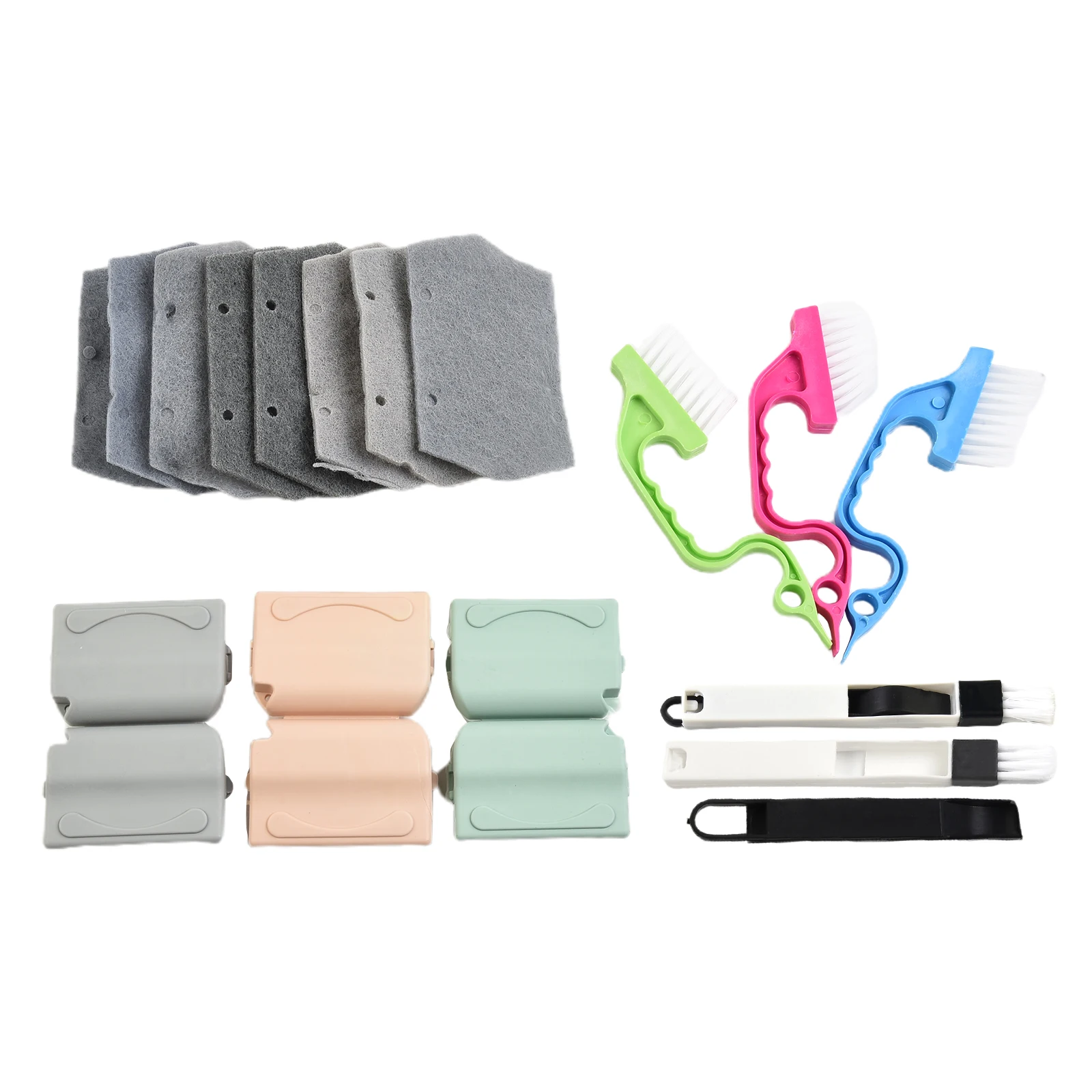 Cleaning Brush Cleaning Tool Set Hand-held Multifunctional PP Plastic Handle Professional Replacement Pad Brush
Cleaning Brush Cleaning Tool Set Hand-held Multifunctional PP Plastic Handle Professional Replacement Pad Brush