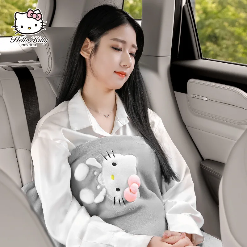 Hellokitty Car Rest Mat Kawaii Car Pillow Quilt Dual-Purpose Cartoon Foldable Car Blanket Multifunctional Rest Products
Hellokitty Car Rest Mat Kawaii Car Pillow Quilt Dual-Purpose Cartoon Foldable Car Blanket Multifunctional Rest Products