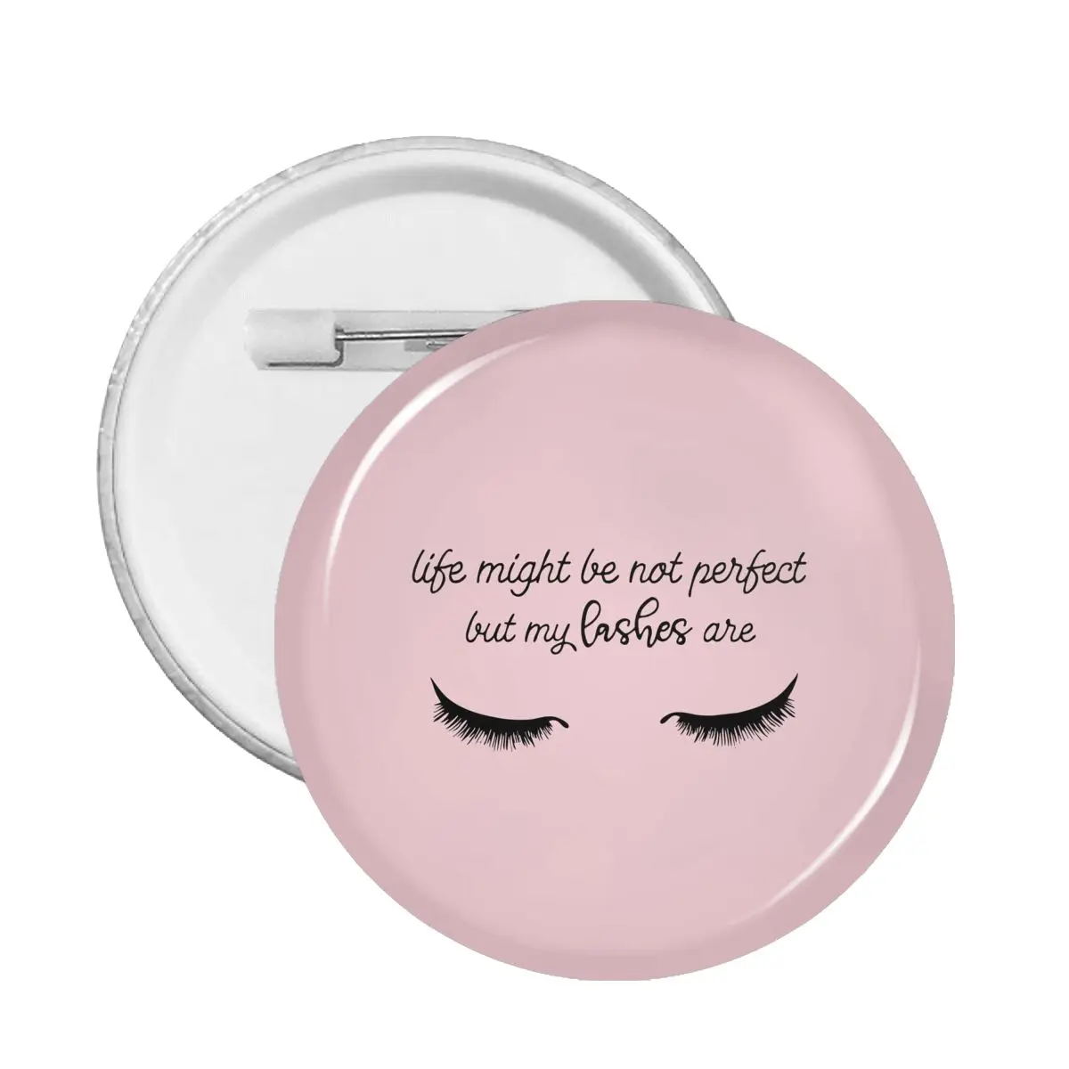Life Might Not Be Perfect But My Lashes Are Beauty Eyelash Badge Lapel Pin Hat Brooches Soft Button Pin Jewelry Accessories Gift
Life Might Not Be Perfect But My Lashes Are Beauty Eyelash Badge Lapel Pin Hat Brooches Soft Button Pin Jewelry Accessories Gift