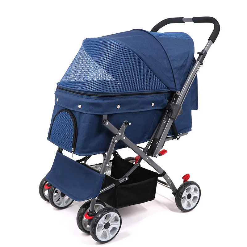 Pet Stroller Luxury Breathable Portable Dog Transporter For Small or Medium Dogs Cats 4 Wheels Shock-absorbing Travel Cart
Pet Stroller Luxury Breathable Portable Dog Transporter For Small or Medium Dogs Cats 4 Wheels Shock-absorbing Travel Cart