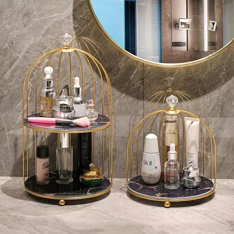 Iron Art Nordic Style Bird Cage Rack Lipstick Perfume Cosmetic Skin Care Product Storage Rack Finishing Table Rack
Iron Art Nordic Style Bird Cage Rack Lipstick Perfume Cosmetic Skin Care Product Storage Rack Finishing Table Rack