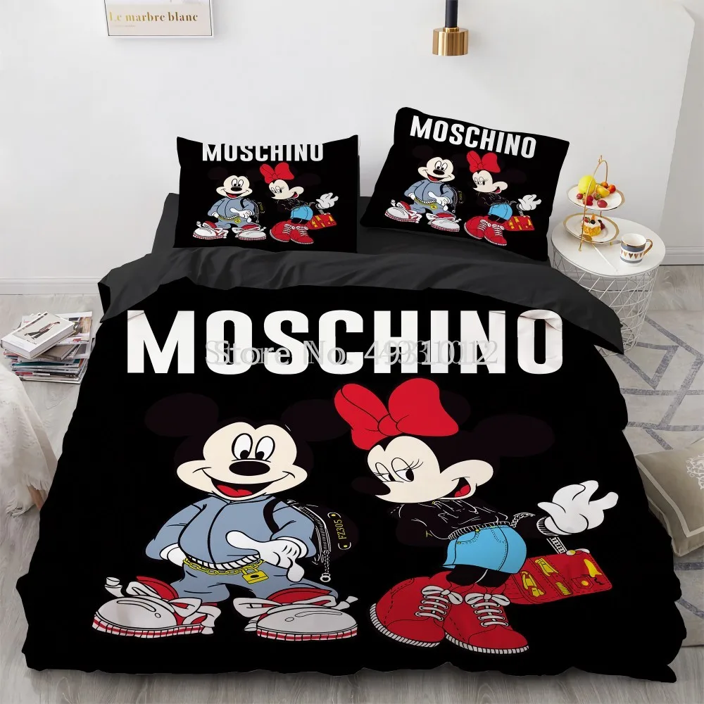 Disney Minnie Mickey Mouse Bedding Set Twin Single Queen King Size Cartoon 3D Printed 3Pieces Duvet Cover Set with 2 Pillowcase
Disney Minnie Mickey Mouse Bedding Set Twin Single Queen King Size Cartoon 3D Printed 3Pieces Duvet Cover Set with 2 Pillowcase