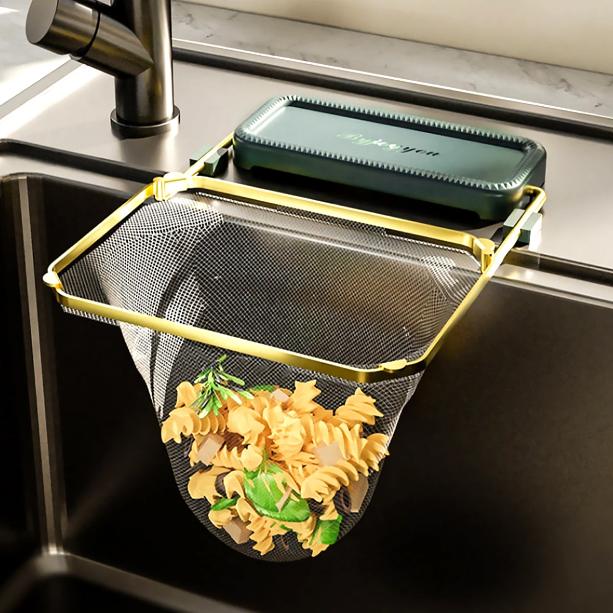 L Sink Strainer Basket Reusable Rust-proof Sink Filter Holder with 50 Filter Nets Stretchable Sink Garbage Storage Rack Holder
L Sink Strainer Basket Reusable Rust-proof Sink Filter Holder with 50 Filter Nets Stretchable Sink Garbage Storage Rack Holder
