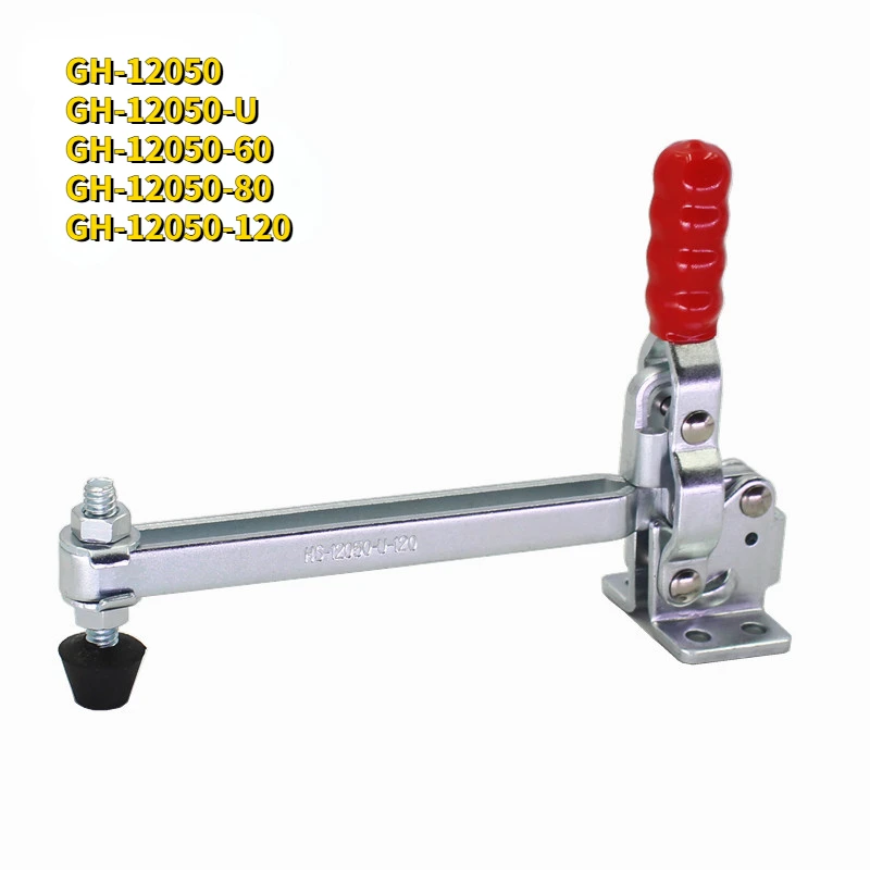 1Pcs GH-12050/U Extended Quick-Release Toggle Clamps Set 91KG Vertical Toggle Clamp Hand Clip Tool
1Pcs GH-12050/U Extended Quick-Release Toggle Clamps Set 91KG Vertical Toggle Clamp Hand Clip Tool