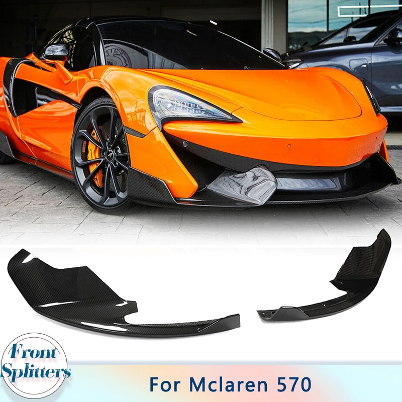 Car Front Bumper Splitters Fins Canards For Mclaren 570 2015-2019 Dry Carbon Fiber Front Bumper Lip Chin Splitters
Car Front Bumper Splitters Fins Canards For Mclaren 570 2015-2019 Dry Carbon Fiber Front Bumper Lip Chin Splitters