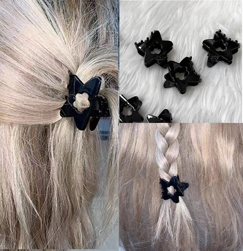 1Pc Star Clamping Clip Self Made Popular Y2k Black Five-pointed Spicy Girl Punk Shark Clamping Clip Girl
1Pc Star Clamping Clip Self Made Popular Y2k Black Five-pointed Spicy Girl Punk Shark Clamping Clip Girl