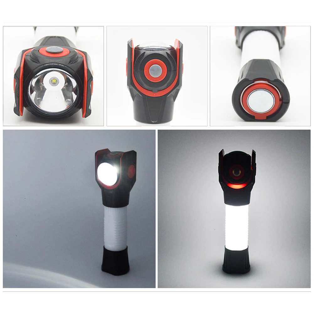 Strong Light Flashlight 360 Degree Rotating Camping Lamp USB Rechargeable Torch Waterproof Outdoor Hiking Fishing Equipment
Strong Light Flashlight 360 Degree Rotating Camping Lamp USB Rechargeable Torch Waterproof Outdoor Hiking Fishing Equipment