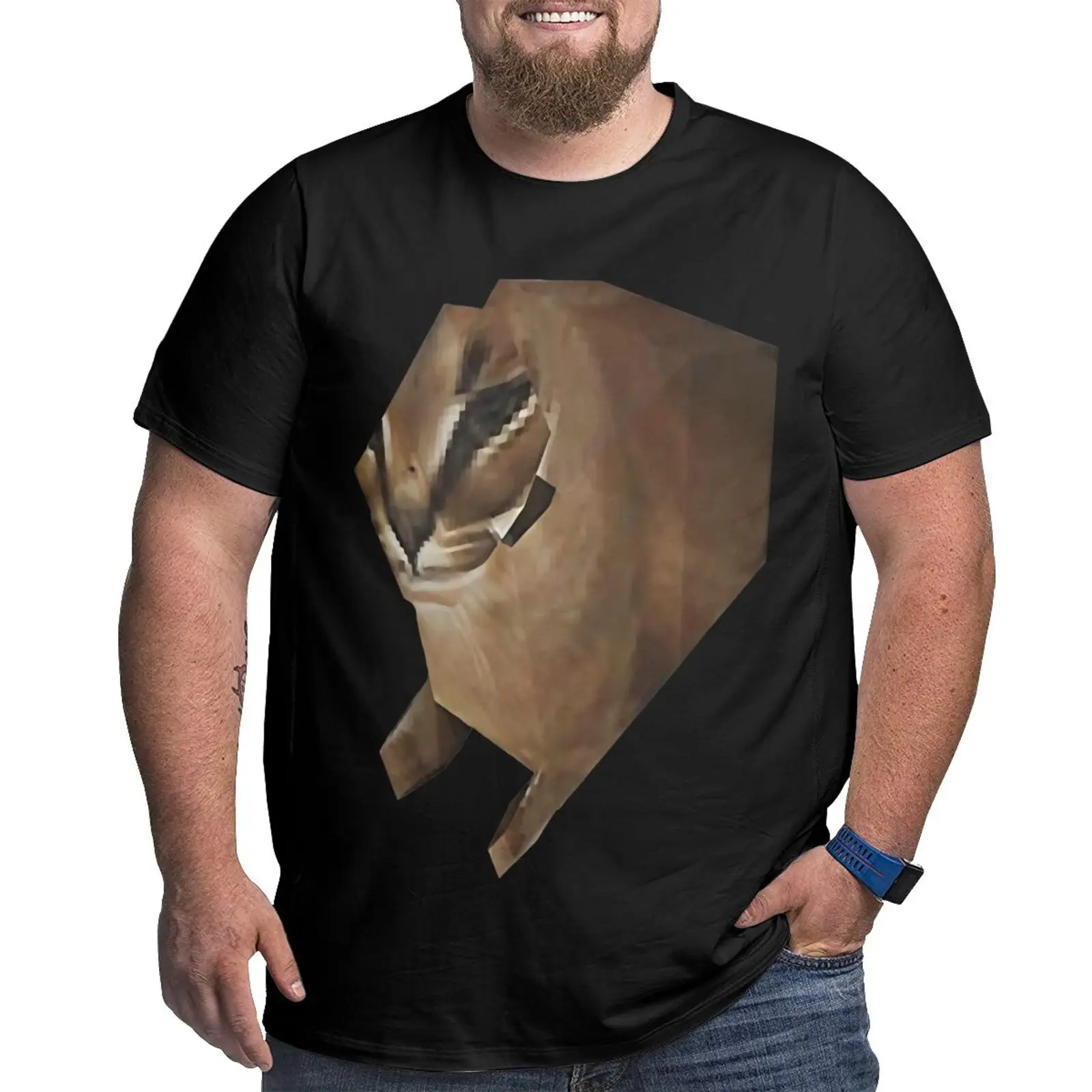 Футболка мужская оверсайз с принтом «мем флоппа»
Футболка мужская оверсайз с принтом «мем флоппа»