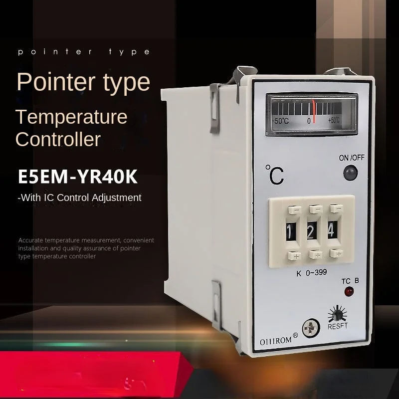 Pointer Thermostat Temperature Controller Type K E5EM-YR40K 0-399 degree thermostat
Pointer Thermostat Temperature Controller Type K E5EM-YR40K 0-399 degree thermostat