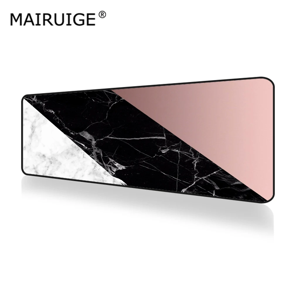 Mairuige Large Mouse Pad Shiny Rose Gold White Marble Gamer Black Large Desk Mat Gamer Computer Pc Gaming Mousepad 900x400mm
Mairuige Large Mouse Pad Shiny Rose Gold White Marble Gamer Black Large Desk Mat Gamer Computer Pc Gaming Mousepad 900x400mm
