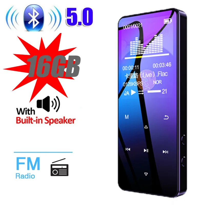 Mp3-плеер, Hi-Fi мини музыкальный плеер с поддержкой Bluetooth, 16 ГБ, с fm-радио, наушниками, спортивный плеер MP 3, металлический плеер walkman dap
Mp3-плеер, Hi-Fi мини музыкальный плеер с поддержкой Bluetooth, 16 ГБ, с fm-радио, наушниками, спортивный плеер MP 3, металлический плеер walkman dap