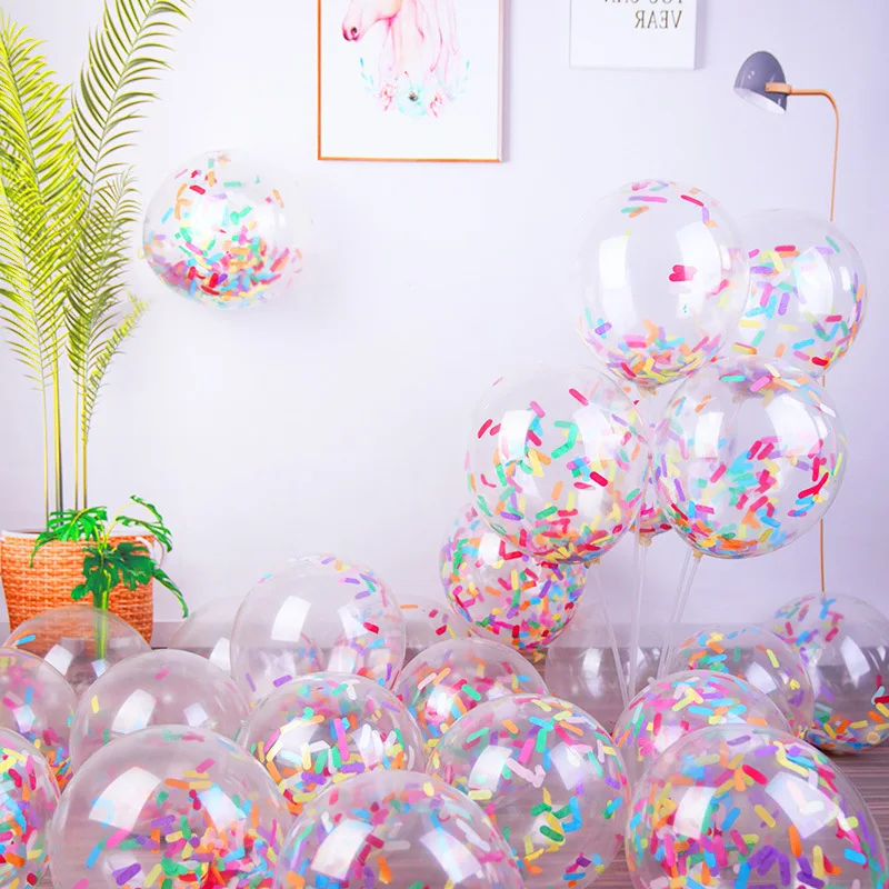 10/20/30pcs 12 Inch Confetti Balloon Mixed Color Strip Confetti Latex Balloon Wedding Baby Birthday Party Decoration Supplies 
10/20/30pcs 12 Inch Confetti Balloon Mixed Color Strip Confetti Latex Balloon Wedding Baby Birthday Party Decoration Supplies