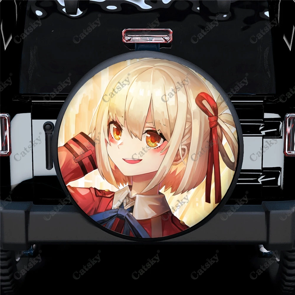 Аксессуары для автомобиля с забавным аниме девушкой Lycoris Recoil, защитный чехол для запасных шин, универсальный уличный чехол для колес, декоративный протектор
Аксессуары для автомобиля с забавным аниме девушкой Lycoris Recoil, защитный чехол для запасных шин, универсальный уличный чехол для колес, декоративный протектор