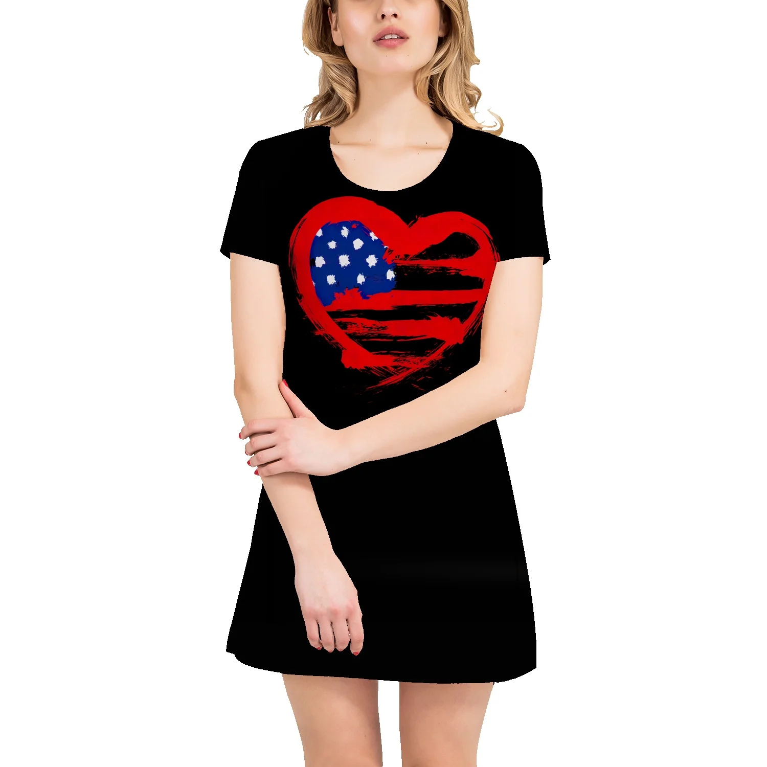 Женская летняя юбка-футболка с коротким рукавом, новинка 2022, хлопковая свободная футболка большого размера средней длины, юбка с коротким р...
Женская летняя юбка-футболка с коротким рукавом, новинка 2022, хлопковая свободная футболка большого размера средней длины, юбка с коротким р...