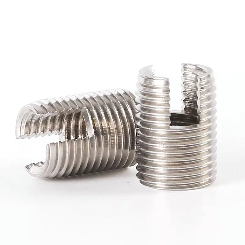 M2 M2.5 M3 M4 M5 M6 M8 M10 M12 M14 M16 Ремонтная вставка из нержавеющей/углеродистой стали с металлической резьбой Саморезная гайка с прорезями
M2 M2.5 M3 M4 M5 M6 M8 M10 M12 M14 M16 Ремонтная вставка из нержавеющей/углеродистой стали с металлической резьбой Саморезная гайка с прорезями