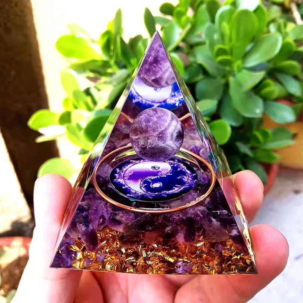 5cm Natural Crystals Orgonite Pyramid Energy Generator Orgone Healing Reiki Chakra Meditation Ornaments Crafts Home Art Decor
5cm Natural Crystals Orgonite Pyramid Energy Generator Orgone Healing Reiki Chakra Meditation Ornaments Crafts Home Art Decor