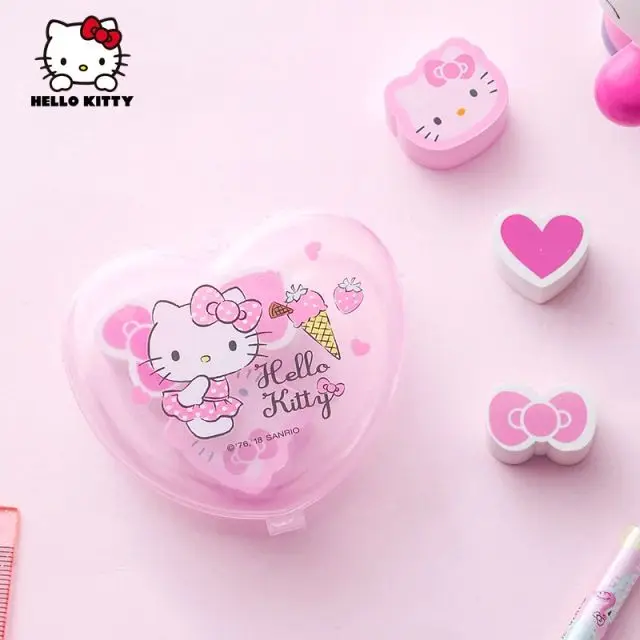 Hello Kitty Heart-shaped Eraser Hello Kitty Like Skin Children's Cute Creative Cartoon Student Eraser
Hello Kitty Heart-shaped Eraser Hello Kitty Like Skin Children's Cute Creative Cartoon Student Eraser
