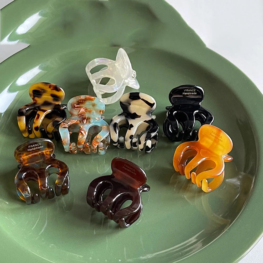 Sweet Mini Acetate Hair Clip For Women Girls Hair Claw Chic Barrettes Crab Hairpins Styling Claw Clips Fashion Hair Accessories
Sweet Mini Acetate Hair Clip For Women Girls Hair Claw Chic Barrettes Crab Hairpins Styling Claw Clips Fashion Hair Accessories