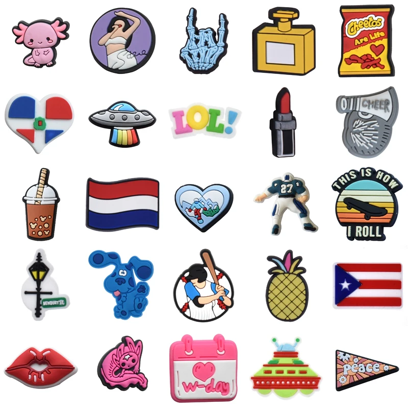 Kids Decorations for Crocs Shoes Accessories Shoe Charms Wholesale Bulk Set Jeans Packs Women Charm Boy Men Girl Gifts Para Pins
Kids Decorations for Crocs Shoes Accessories Shoe Charms Wholesale Bulk Set Jeans Packs Women Charm Boy Men Girl Gifts Para Pins