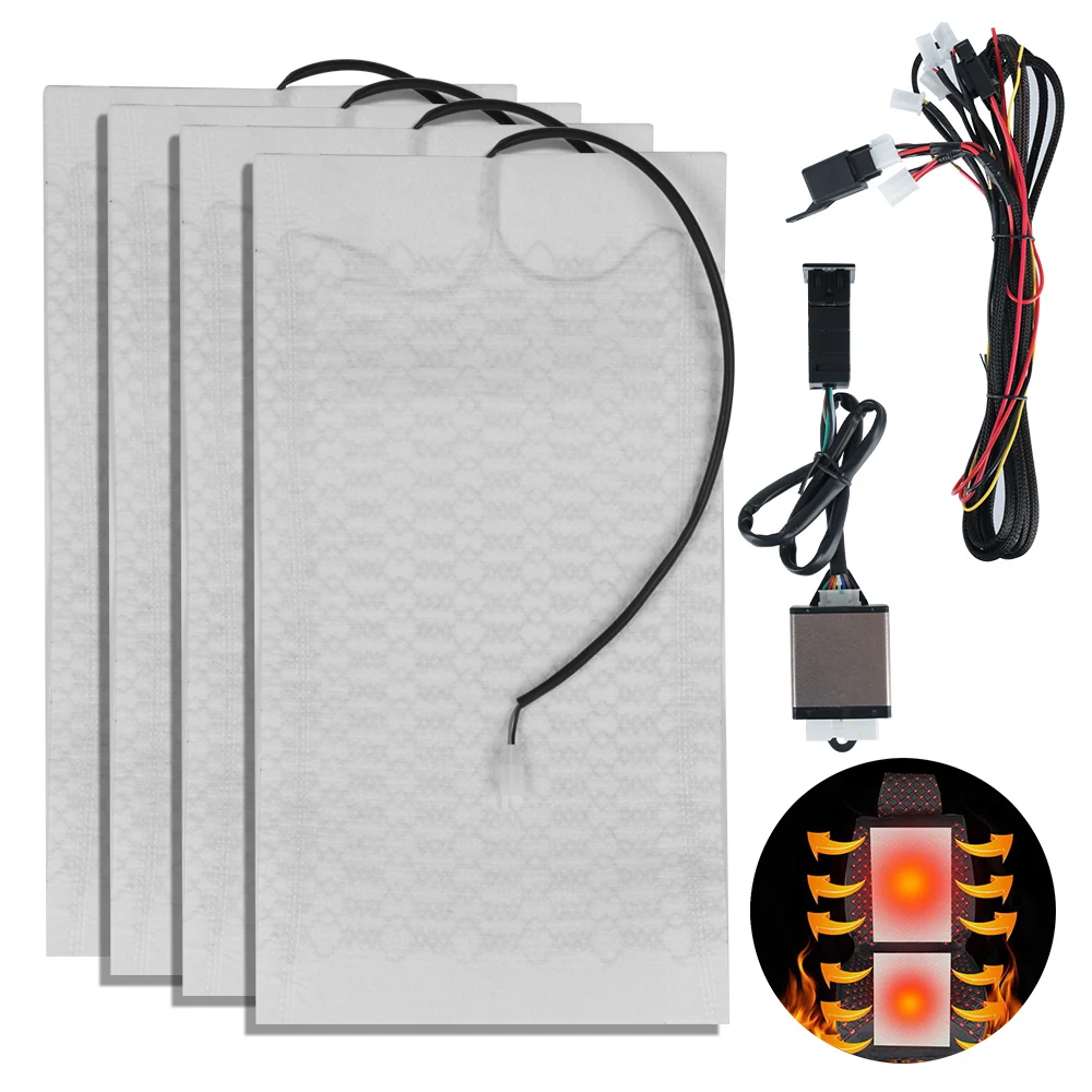 2 Dial 5 Level Switch Winter Warmer Seat Covers 2 Seats 4 Pads 12V Car Seat Heating Pad Carbon Fiber Seat Heating Heater
2 Dial 5 Level Switch Winter Warmer Seat Covers 2 Seats 4 Pads 12V Car Seat Heating Pad Carbon Fiber Seat Heating Heater