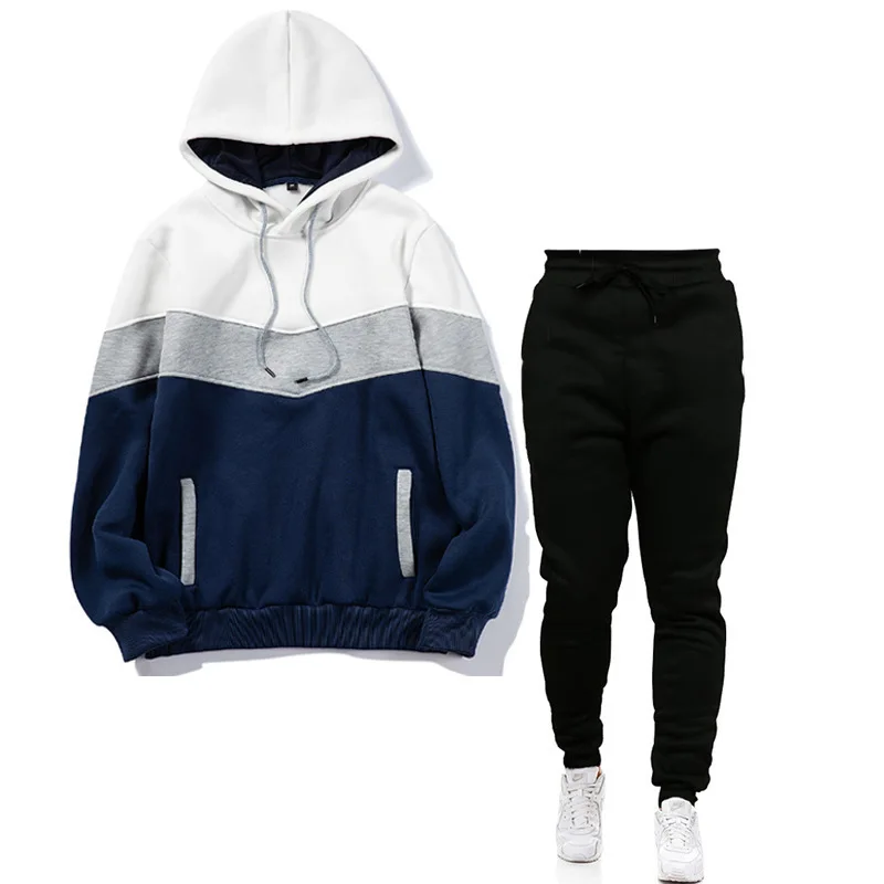 Spring and Autumn Men and Women Patchwork Hoodie Set Fashion Sports Hoodie + Sweatpants Jogging Hip Hop Custom Jumper
Spring and Autumn Men and Women Patchwork Hoodie Set Fashion Sports Hoodie + Sweatpants Jogging Hip Hop Custom Jumper