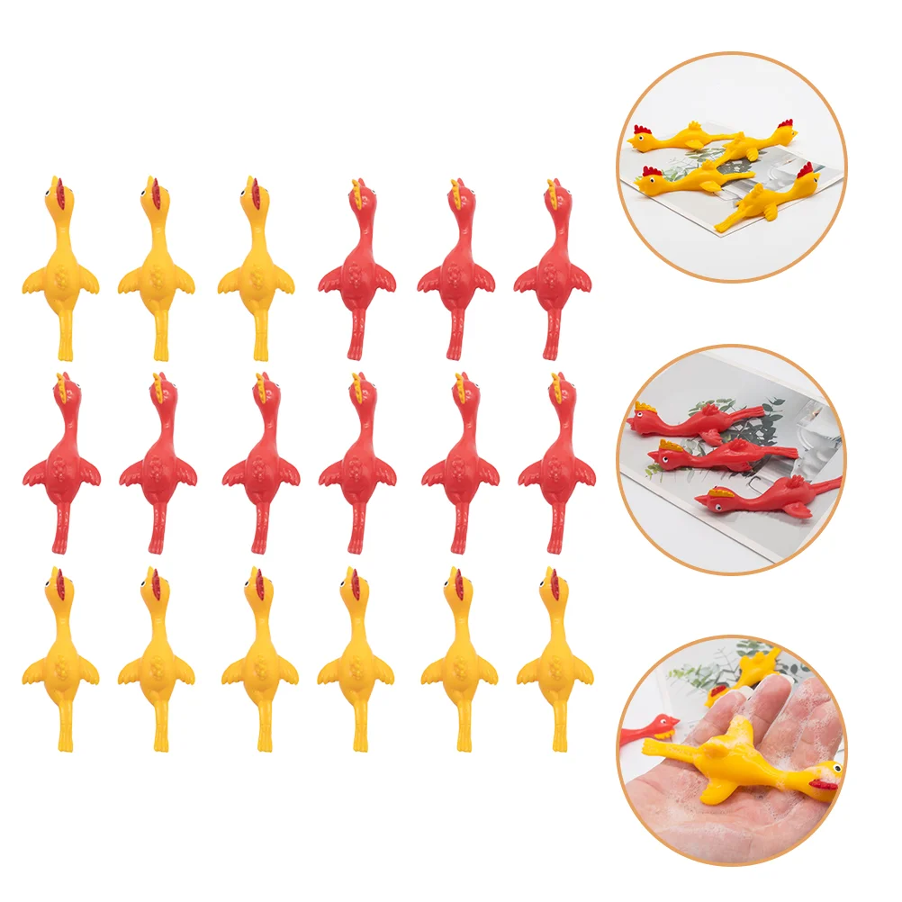 30 Pcs Elastic Ejection Turkey Toy Child Baby Chick Slingshot Chicken Tpr Rubber
30 Pcs Elastic Ejection Turkey Toy Child Baby Chick Slingshot Chicken Tpr Rubber