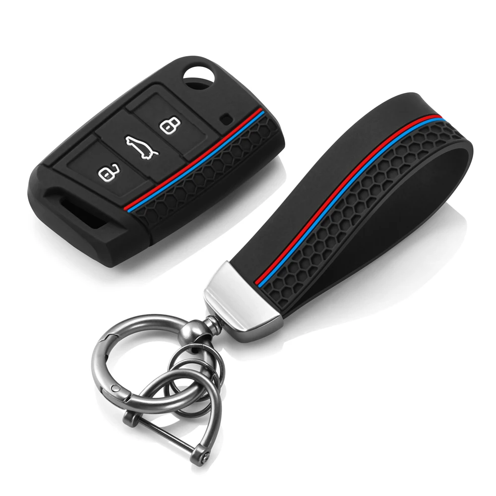 Силиконовый чехол для ключей с брелоком для Seat Leon 5f Rapid Octavia A7 Shell для VW Tiguan T-Roc T-cross для Seat Ateca FR
Силиконовый чехол для ключей с брелоком для Seat Leon 5f Rapid Octavia A7 Shell для VW Tiguan T-Roc T-cross для Seat Ateca FR