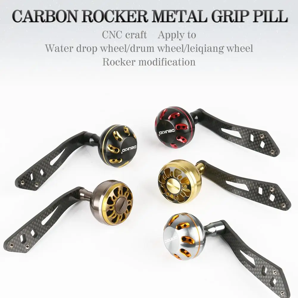 DEUKIO Fishing Reel Handle Rocker Grip Single Rocker Arm Aluminum Alloy Baitcast Reel Spinning Vessel Modification Parts
DEUKIO Fishing Reel Handle Rocker Grip Single Rocker Arm Aluminum Alloy Baitcast Reel Spinning Vessel Modification Parts