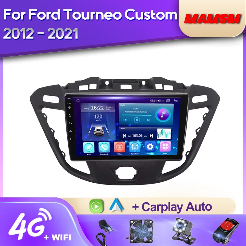 MAMSM 2K QLED Android 12 Car Radio For Ford Tourneo Custom Transit 2012 - 2021 Multimedia Video Player GPS 4G Carplay Autoradio
MAMSM 2K QLED Android 12 Car Radio For Ford Tourneo Custom Transit 2012 - 2021 Multimedia Video Player GPS 4G Carplay Autoradio