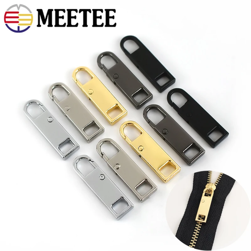 10pcs Meetee Metal Zippers Puller for3#5#8#10# Zip Head Spring Hook Zipper Slider Bag Clothes Repair Kits DIY Sewing Accessories
10pcs Meetee Metal Zippers Puller for3#5#8#10# Zip Head Spring Hook Zipper Slider Bag Clothes Repair Kits DIY Sewing Accessories