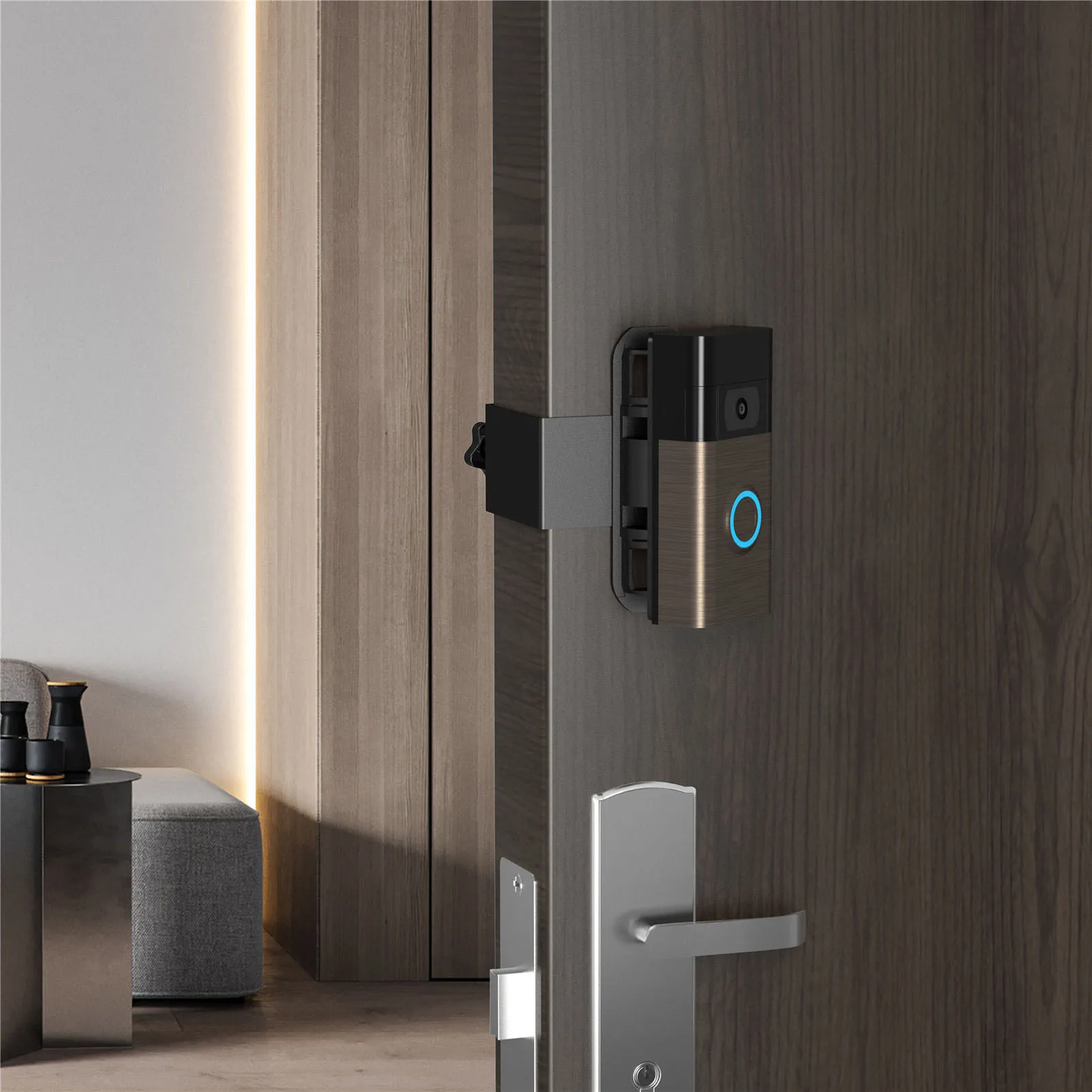 Angle Adjustment Bracket For Anti-Theft Video Doorbell Door Mount For Rings Doorbell 3/4 Generation Holder Mount For Apartment
Angle Adjustment Bracket For Anti-Theft Video Doorbell Door Mount For Rings Doorbell 3/4 Generation Holder Mount For Apartment