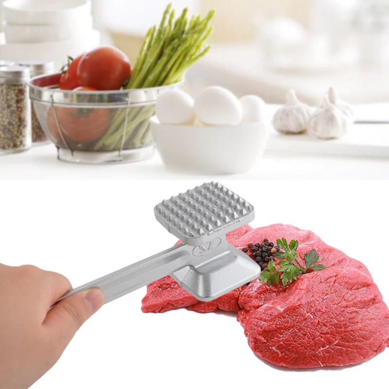 Household Meat Hammer Kitchen Gadget Tenderizer Needle Steak Pork Chops Loose Food Burger Cooking Accessories Restaurant Tools
Household Meat Hammer Kitchen Gadget Tenderizer Needle Steak Pork Chops Loose Food Burger Cooking Accessories Restaurant Tools