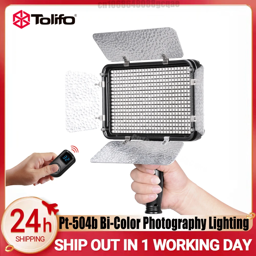 Tolifo Pt-504b Led Photography Lighting Bi-color 3200-5600K Temperatur CRI95 Camera Photo for Canon Nikon Pentax Olympus Samsung
Tolifo Pt-504b Led Photography Lighting Bi-color 3200-5600K Temperatur CRI95 Camera Photo for Canon Nikon Pentax Olympus Samsung