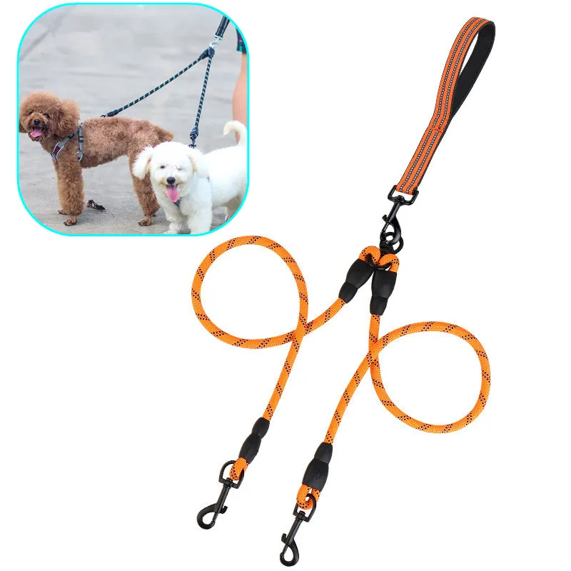Dog Leash Double Leash for Two Dogs Walking Adjustable Reflective Dog Leashes Anti Entanglement Dogs Leashes Detachable Chain
Dog Leash Double Leash for Two Dogs Walking Adjustable Reflective Dog Leashes Anti Entanglement Dogs Leashes Detachable Chain