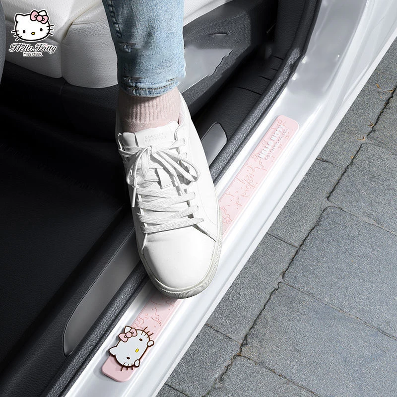 Hello Kitty Car Door Threshold Strip Anti-Step Sticker Kawaii Sanrio Cartoon Universal Silicone Protective Strip Car Supplies
Hello Kitty Car Door Threshold Strip Anti-Step Sticker Kawaii Sanrio Cartoon Universal Silicone Protective Strip Car Supplies
