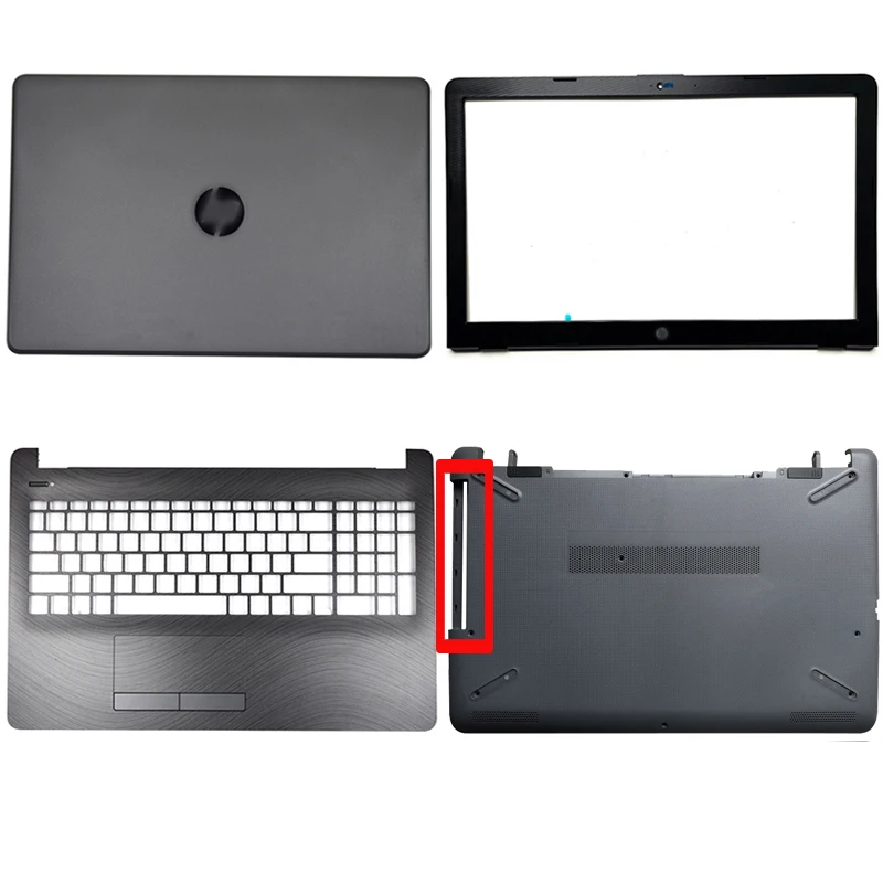 LCD Back Cover/Front bezel/LCD Hinges/Palmrest/Bottom Case For HP 15-BS 15T-BS 15-BW 250 G6 255 G6 Series Laptop 929893-001 Gray
LCD Back Cover/Front bezel/LCD Hinges/Palmrest/Bottom Case For HP 15-BS 15T-BS 15-BW 250 G6 255 G6 Series Laptop 929893-001 Gray