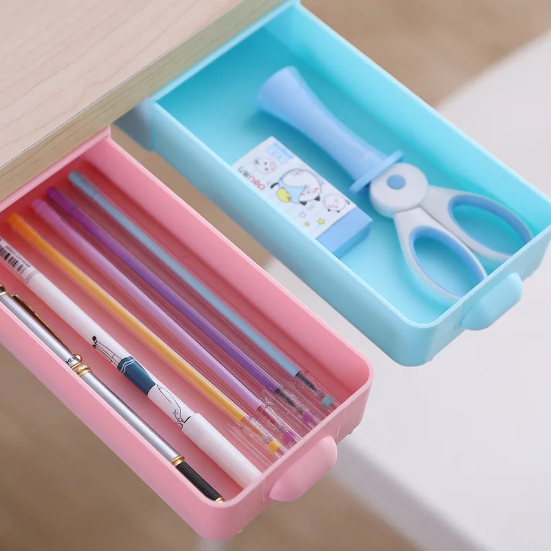 Under Desk Self Adhesive Plastic Storage Container Drawer Type Tool Basket Stationery Organizer Pencil Case Under Table Pen Box
Under Desk Self Adhesive Plastic Storage Container Drawer Type Tool Basket Stationery Organizer Pencil Case Under Table Pen Box