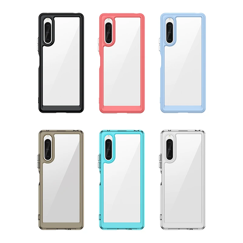 Case For SONY Xperia 10V 1V all-inclusive mobile phone case hard back soft side acrylic transparent anti-fall 5G protective case
Case For SONY Xperia 10V 1V all-inclusive mobile phone case hard back soft side acrylic transparent anti-fall 5G protective case