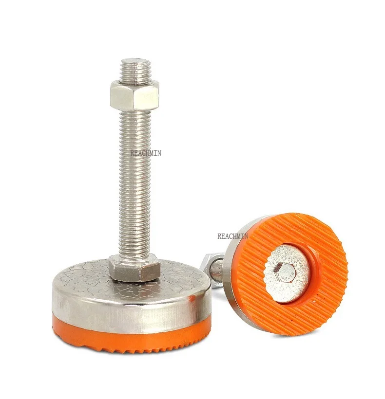 4PCS M8/M10/M12 Adjustable Foot Cups Base Dia. 40MM TPU Anti-skid Base Thread Length 60MM Articulated Lathe Leveling Foot Cups
4PCS M8/M10/M12 Adjustable Foot Cups Base Dia. 40MM TPU Anti-skid Base Thread Length 60MM Articulated Lathe Leveling Foot Cups