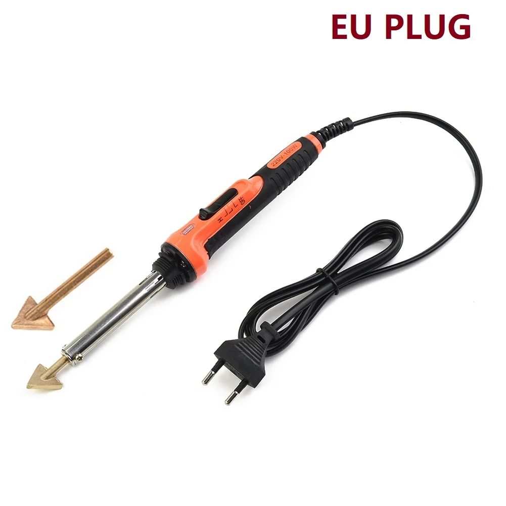 Electric Soldering Iron Kit 100w Plastic Welding Kit For Bumper Kayak Repair For Repairing Bumper Kayak Thermoplastic 110V-220V
Electric Soldering Iron Kit 100w Plastic Welding Kit For Bumper Kayak Repair For Repairing Bumper Kayak Thermoplastic 110V-220V