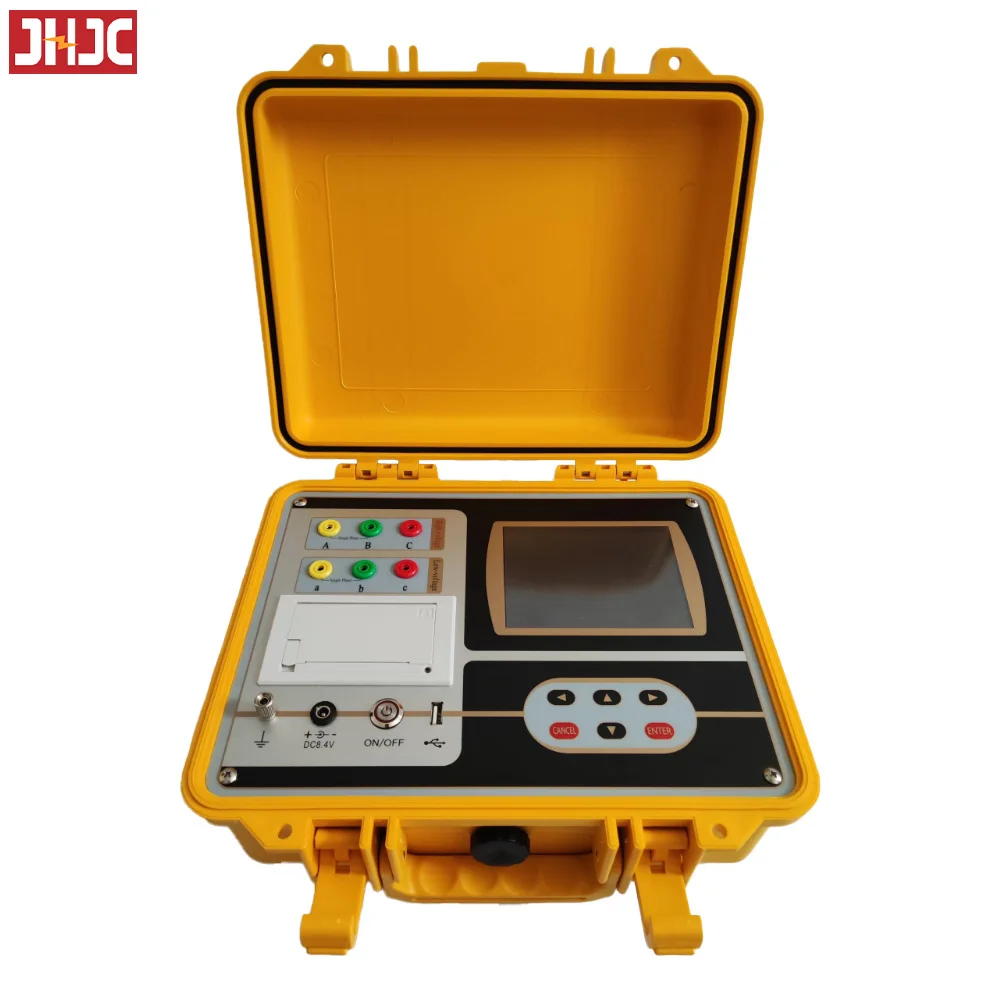 

JH2702 Digital Three Phase Automatic DC Resistance Transformer TTR Meter Turns Ratio Tester Turn Ratio Group Meter TTR Tester