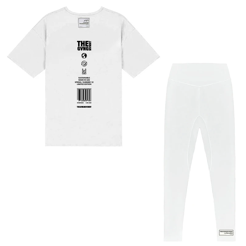 Two Piece Sets TGM T-Shirts Women's Summer Short-sleeved T-shirt + Legging Print Oversized Loose Clothes Workout Running Clothes
Two Piece Sets TGM T-Shirts Women's Summer Short-sleeved T-shirt + Legging Print Oversized Loose Clothes Workout Running Clothes