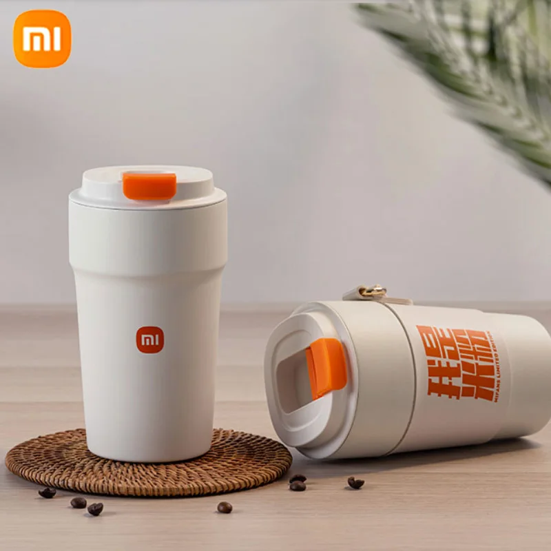 NEW Xiaomi Mijia Custom Portable Coffee Cup 500ml Thermal Insulation water bottle 316 Stainless Steel Liner LeakProof Design Cup
NEW Xiaomi Mijia Custom Portable Coffee Cup 500ml Thermal Insulation water bottle 316 Stainless Steel Liner LeakProof Design Cup