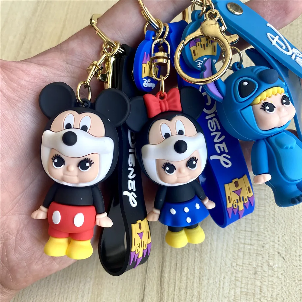 Disney Stitch Keychain Cartoon Cute Tigger Minnie Mickey Figure Keyring Fashion Ornament Key Chain Car Pendant Gift for Boy Kids
Disney Stitch Keychain Cartoon Cute Tigger Minnie Mickey Figure Keyring Fashion Ornament Key Chain Car Pendant Gift for Boy Kids