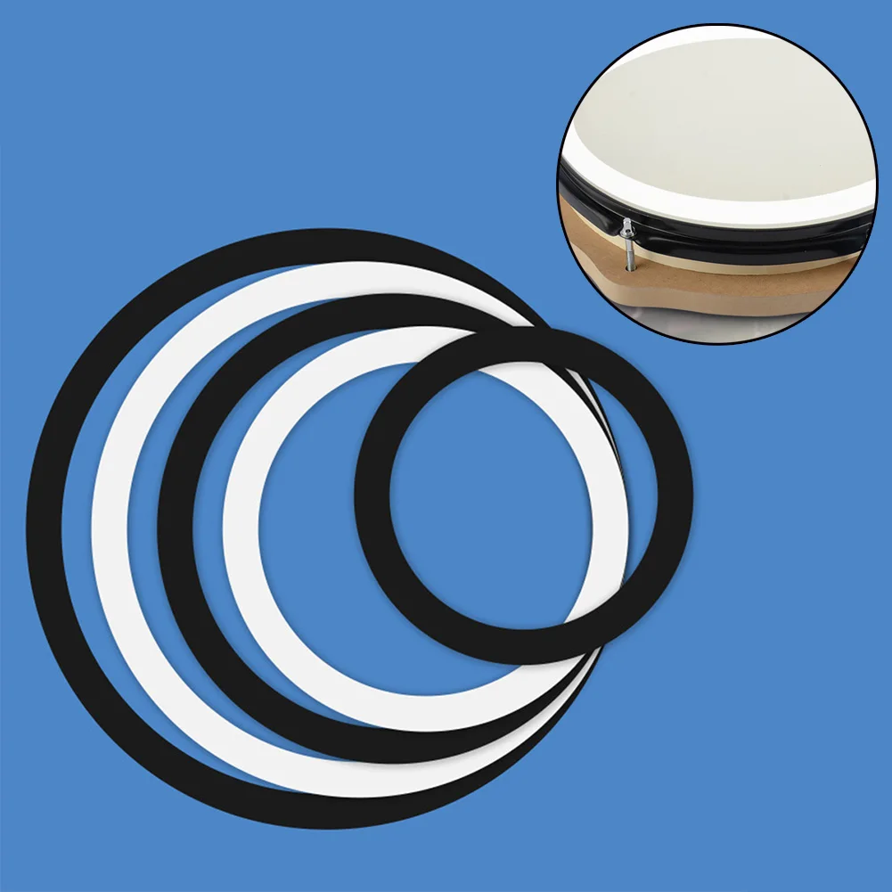 4 Pack Drum Muffler Mute Percussion Dampening Rings Tone Control Rings PET 10/12/14/16in Or 12/13/14/16in
4 Pack Drum Muffler Mute Percussion Dampening Rings Tone Control Rings PET 10/12/14/16in Or 12/13/14/16in