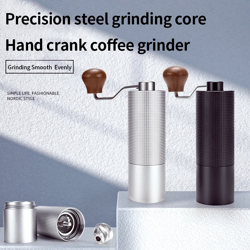 Portable Manual Coffee Grinder Stainless Steel Aluminum Shell Manual Coffee Grinder Steel Core Coffee Grinder
Portable Manual Coffee Grinder Stainless Steel Aluminum Shell Manual Coffee Grinder Steel Core Coffee Grinder